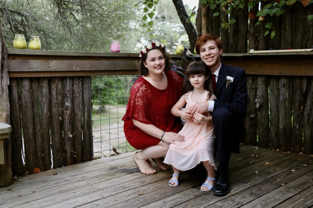 Wedding best man and family portrait 