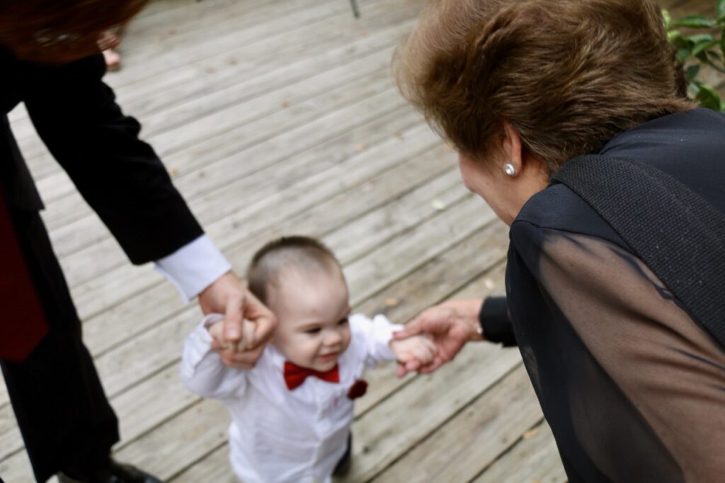 Baby wedding portrait 