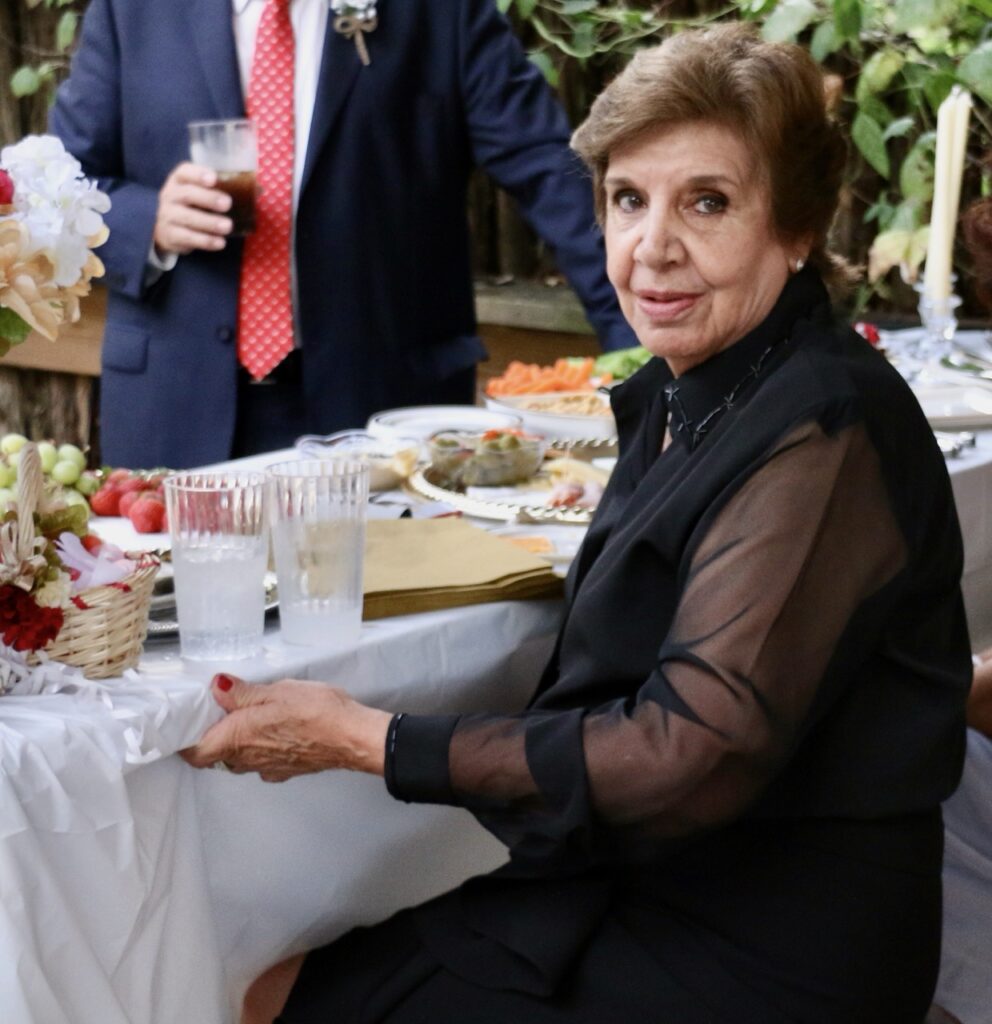 Portrait of abuela during the wedding 